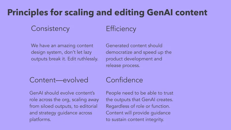 Guidance for writing AI content